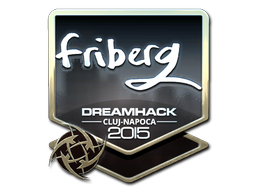 Sticker | friberg (Foil) | Cluj-Napoca 2015 — CS2 skin image, Exotic rarity