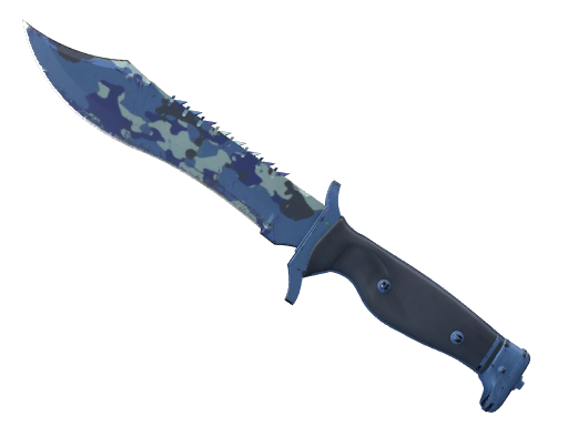 ★ StatTrak™ Bowie Knife | Bright Water (Well-Worn) — CS2 skin image