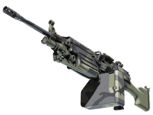 M249 | Sage Camo (Minimal Wear) — изображение скина CS2, редкость Consumer Grade