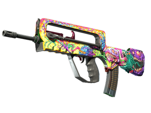 FAMAS | Bad Trip — скин CS2, редкость Covert