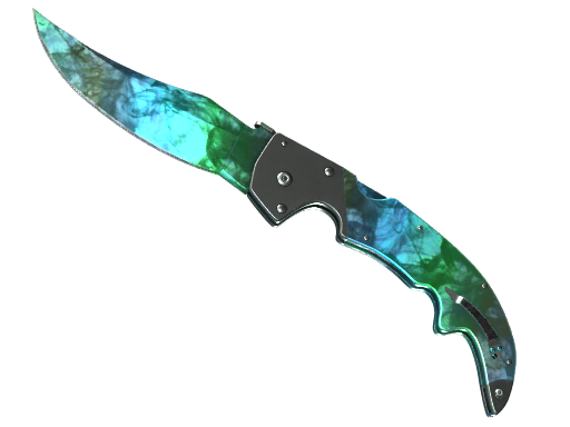 ★ Falchion Knife | Gamma Doppler Phase 3 (Factory New) — CS2 skin image, Covert rarity