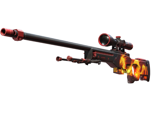 Souvenir AWP | Wildfire (Minimal Wear) — изображение скина CS2, редкость Covert