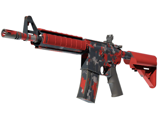 M4A4 | Red DDPAT (Factory New) — изображение скина CS2, редкость Restricted