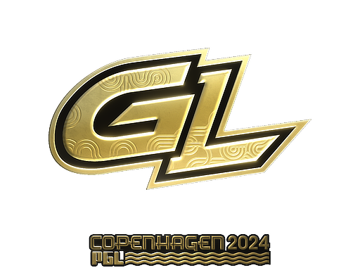 Sticker | GamerLegion (Gold) | Copenhagen 2024 — CS2 skin image, Extraordinary rarity