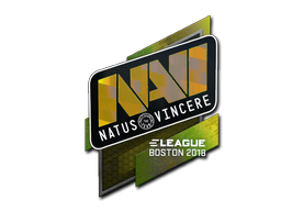 Sticker | Natus Vincere (Holo) | Boston 2018 — CS2 skin image, Remarkable rarity