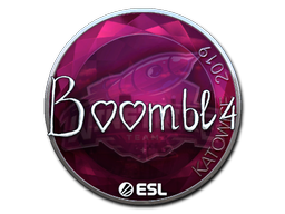 Sticker | Boombl4 (Foil) | Katowice 2019 — CS2 skin image, Remarkable rarity