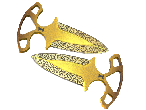 ★ StatTrak™ Shadow Daggers | Lore (Well-Worn) — CS2 skin image