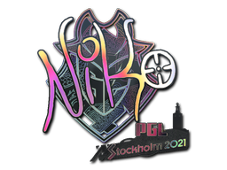 Sticker | NiKo (Holo) | Stockholm 2021 — CS2 skin image, Remarkable rarity