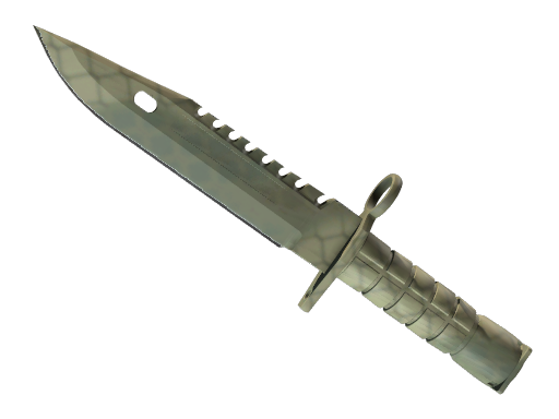 ★ M9 Bayonet | Safari Mesh (Minimal Wear) — изображение скина CS2, редкость Covert