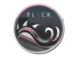 Sticker | Mercury Flick (Holo) — CS2 skin image, Remarkable rarity