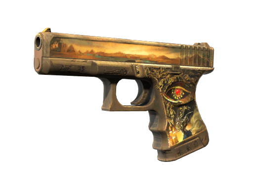 Souvenir Glock-18 | Ramese's Reach (Factory New) — изображение скина CS2, редкость Restricted