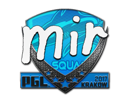 Sticker | mir | Krakow 2017 — CS2 skin image, High Grade rarity
