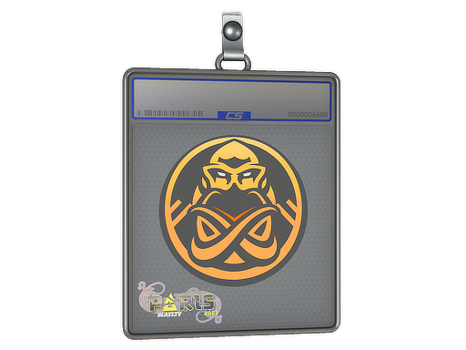 Sticker Slab | ENCE | Paris 2023 — CS2 skin image, High Grade rarity