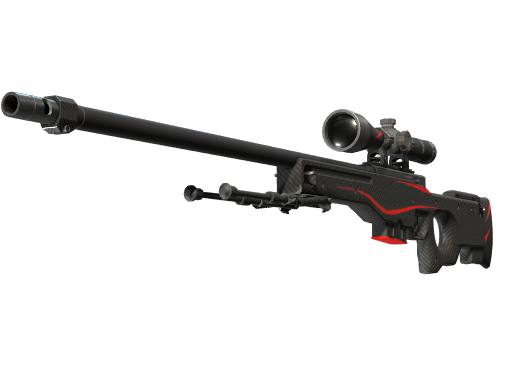AWP | Redline (Well-Worn) — изображение скина CS2, редкость Classified