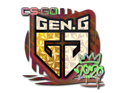 Sticker | Gen.G (Holo) | 2020 RMR — CS2 skin image, Remarkable rarity