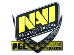 Sticker | Natus Vincere (Foil) | Krakow 2017 — CS2 skin image, Exotic rarity