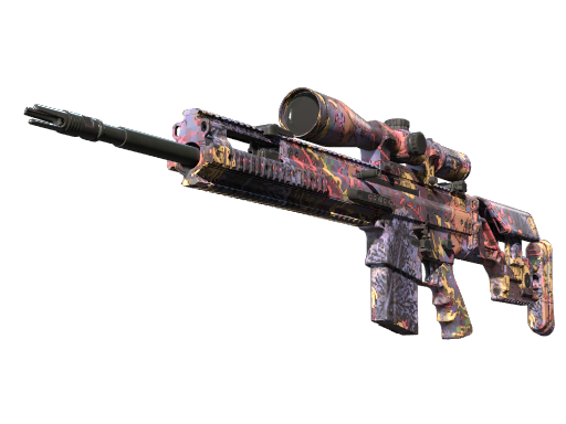 SCAR-20 | Poultrygeist — скин CS2, редкость Mil-Spec Grade