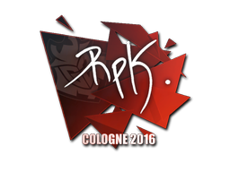 Sticker | RpK | Cologne 2016 — CS2 skin image, High Grade rarity