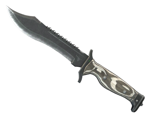 ★ StatTrak™ Bowie Knife | Black Laminate (Well-Worn) — CS2 skin image