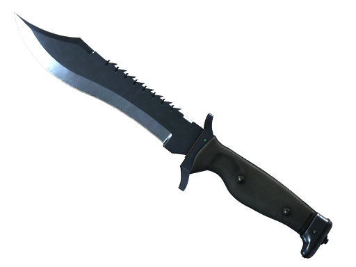 ★ Bowie Knife | Blue Steel (Well-Worn) — изображение скина CS2, редкость Covert