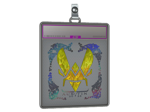 Sticker Slab | Vitality (Holo) | Austin 2025 — CS2 skin image, Exotic rarity