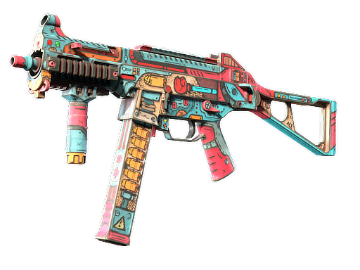 StatTrak™ UMP-45 | K.O. Factory (Battle-Scarred) — изображение скина CS2, редкость Classified