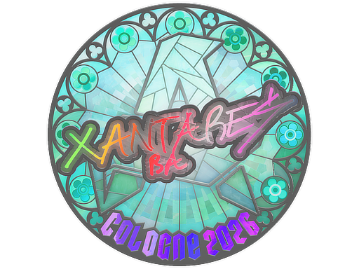 Sticker | XANTARES (Holo) | Cologne 2026 — CS2 skin image, Exotic rarity