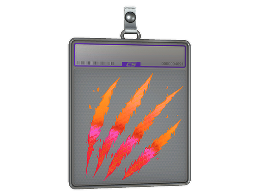Sticker Slab | Battle Scarred (Holo) — CS2 skin image, Remarkable rarity