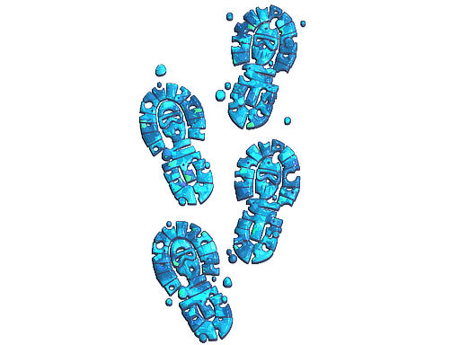 Sticker | CT Tracks (Glitter) — CS2 skin image, Remarkable rarity