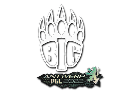 Sticker | BIG | Antwerp 2022 — CS2 skin image, High Grade rarity