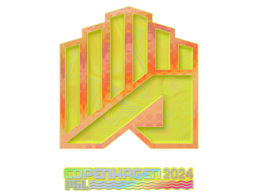 Sticker | AMKAL ESPORTS (Holo) | Copenhagen 2024 — CS2 skin image, Exotic rarity
