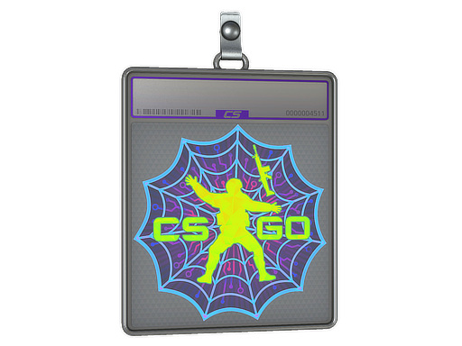 Sticker Slab | Web Stuck (Holo) — CS2 skin image, Remarkable rarity