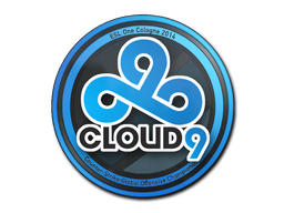 Sticker | Cloud9 | Cologne 2014 — CS2 skin image, High Grade rarity