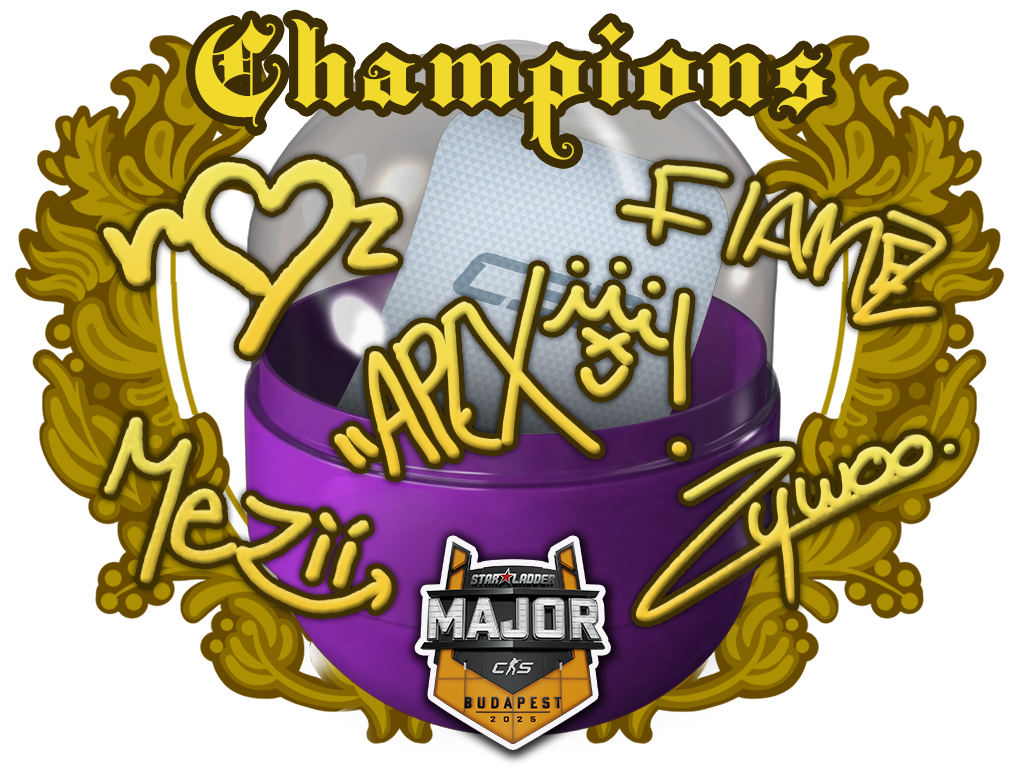 Budapest 2025 Champions Autograph Capsule — CS2 skin image, Base Grade rarity
