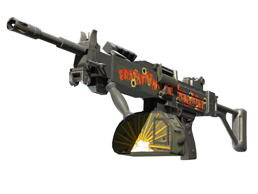 Negev | Bratatat — скин CS2, редкость Mil-Spec Grade