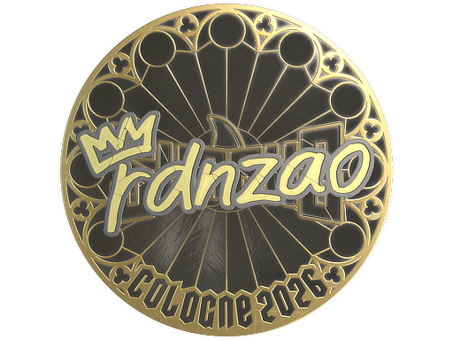 Sticker | rdnzao (Gold) | Cologne 2026 — CS2 skin image, Extraordinary rarity