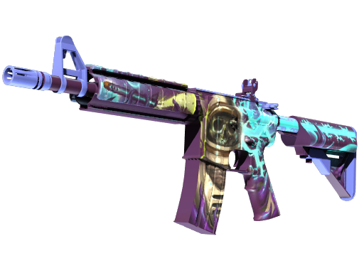 M4A4 | Desolate Space (Well-Worn) — изображение скина CS2, редкость Classified
