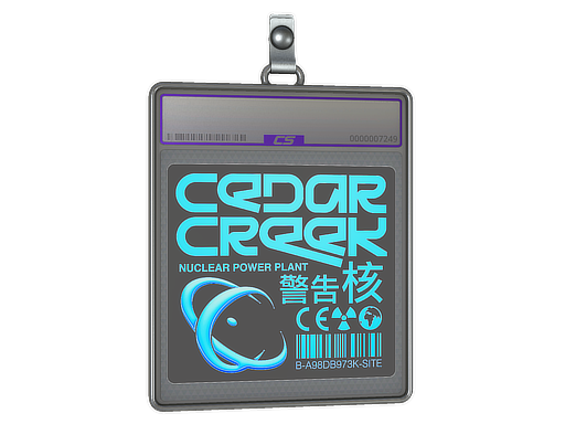 Sticker Slab | Cedar Creek (Holo) — CS2 skin image, Remarkable rarity