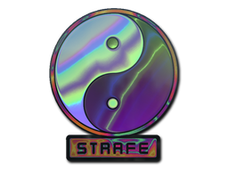 Sticker | Abalone Strafe (Holo) — CS2 skin image, Remarkable rarity
