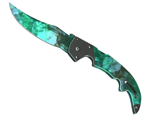 ★ Falchion Knife | Gamma Doppler Phase 2 (Factory New) — CS2 skin image, Covert rarity