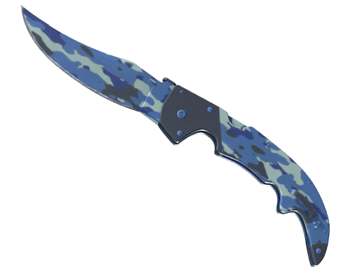 ★ Falchion Knife | Bright Water (Field-Tested) — изображение скина CS2, редкость Covert