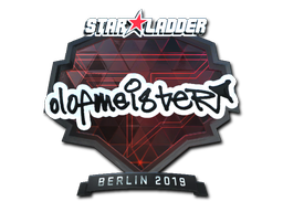 Sticker | olofmeister (Foil) | Berlin 2019 — CS2 skin image, Remarkable rarity