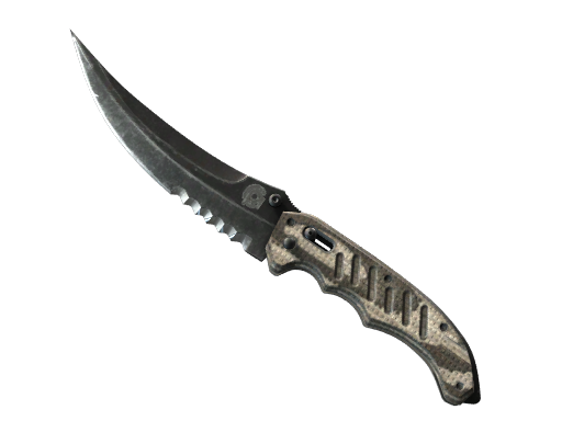 ★ StatTrak™ Flip Knife | Black Laminate (Factory New) — CS2 skin image