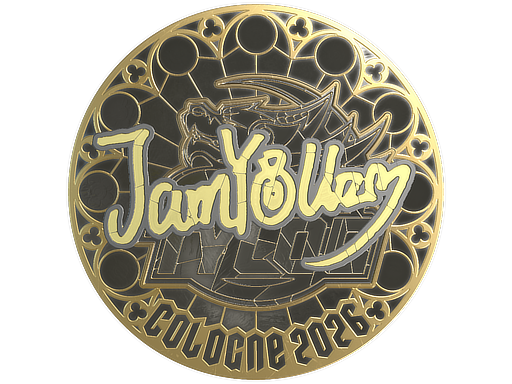 Sticker | JamYoung (Gold) | Cologne 2026 — CS2 skin image, Extraordinary rarity
