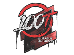 Sealed Graffiti | 100 Thieves | Boston 2018 — CS2 skin image, High Grade rarity