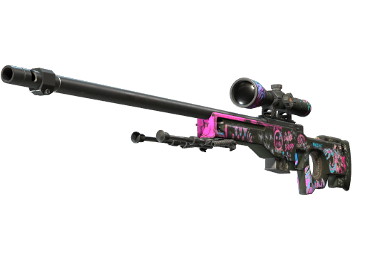 StatTrak™ AWP | Fever Dream (Factory New) — изображение скина CS2, редкость Classified