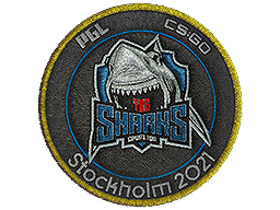Patch | Sharks Esports | Stockholm 2021 — CS2 skin image, High Grade rarity