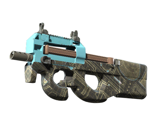 P90 | Facility Negative — скин CS2, редкость Mil-Spec Grade