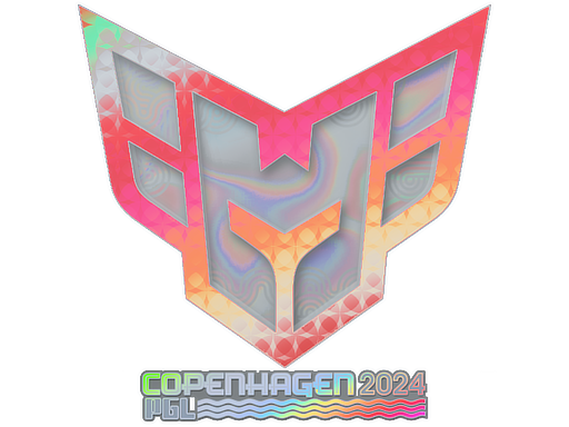 Sticker | Heroic (Holo) | Copenhagen 2024 — CS2 skin image, Exotic rarity