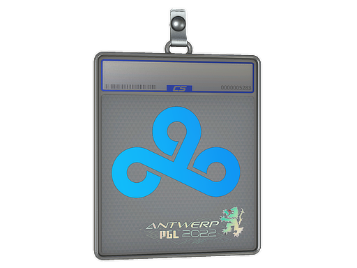 Sticker Slab | Cloud9 | Antwerp 2022 — CS2 skin image, High Grade rarity